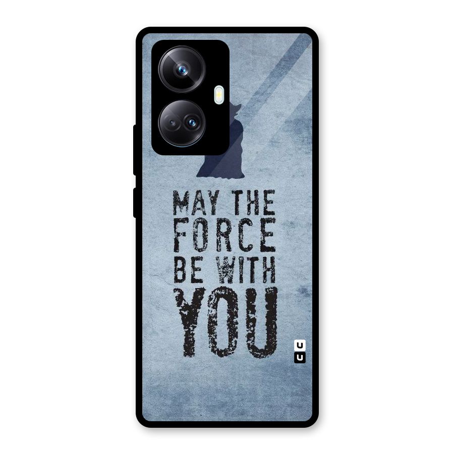 Power With You Glass Back Case for Realme 10 Pro Plus
