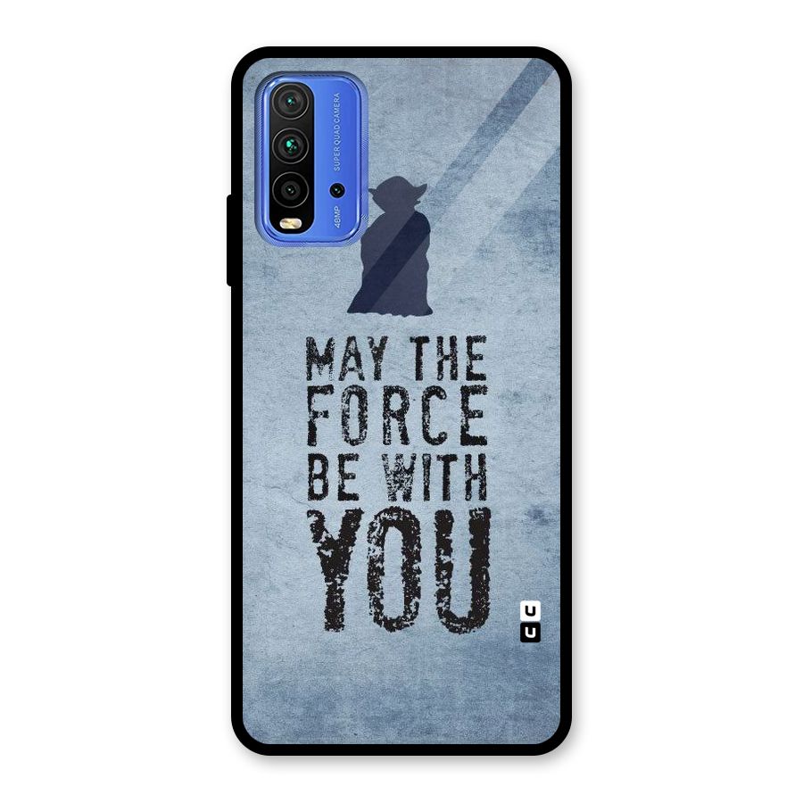 Power With You Glass Back Case for Redmi 9 Power