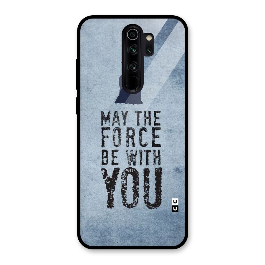 Power With You Glass Back Case for Redmi Note 8 Pro
