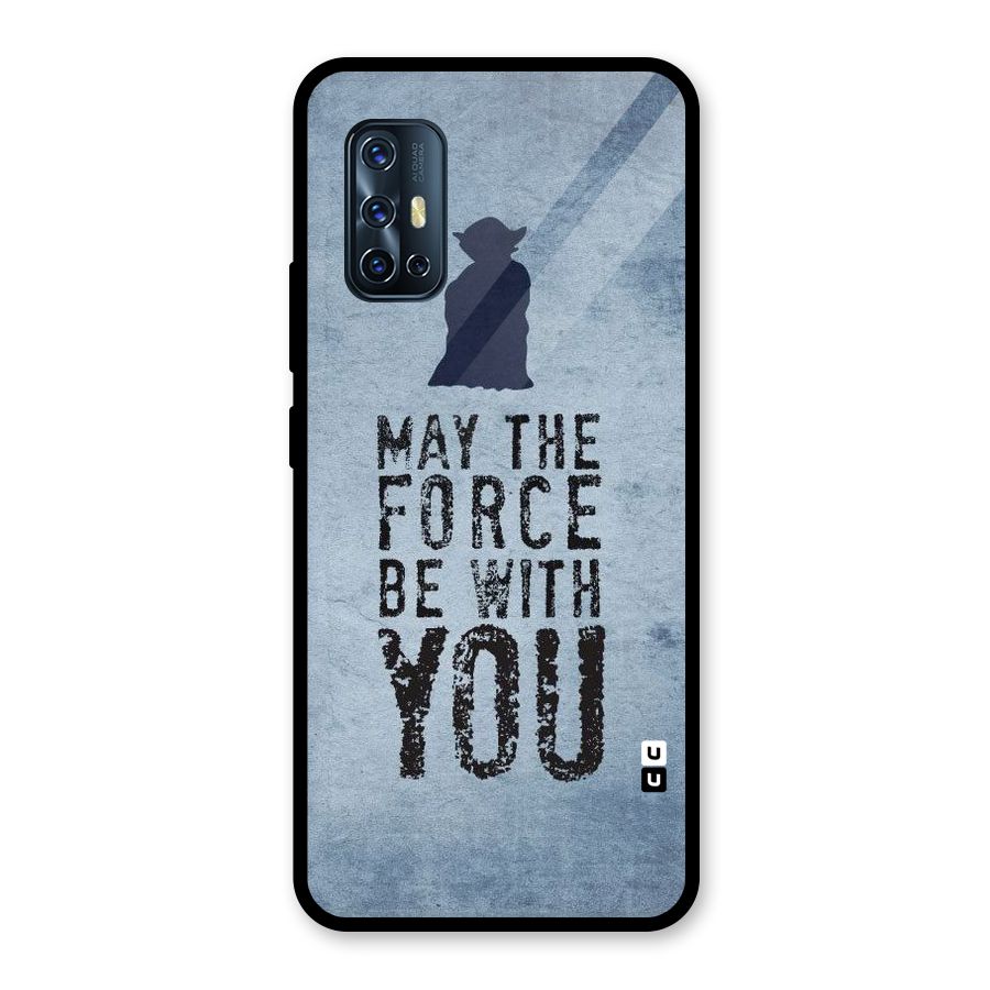 Power With You Glass Back Case for Vivo V17