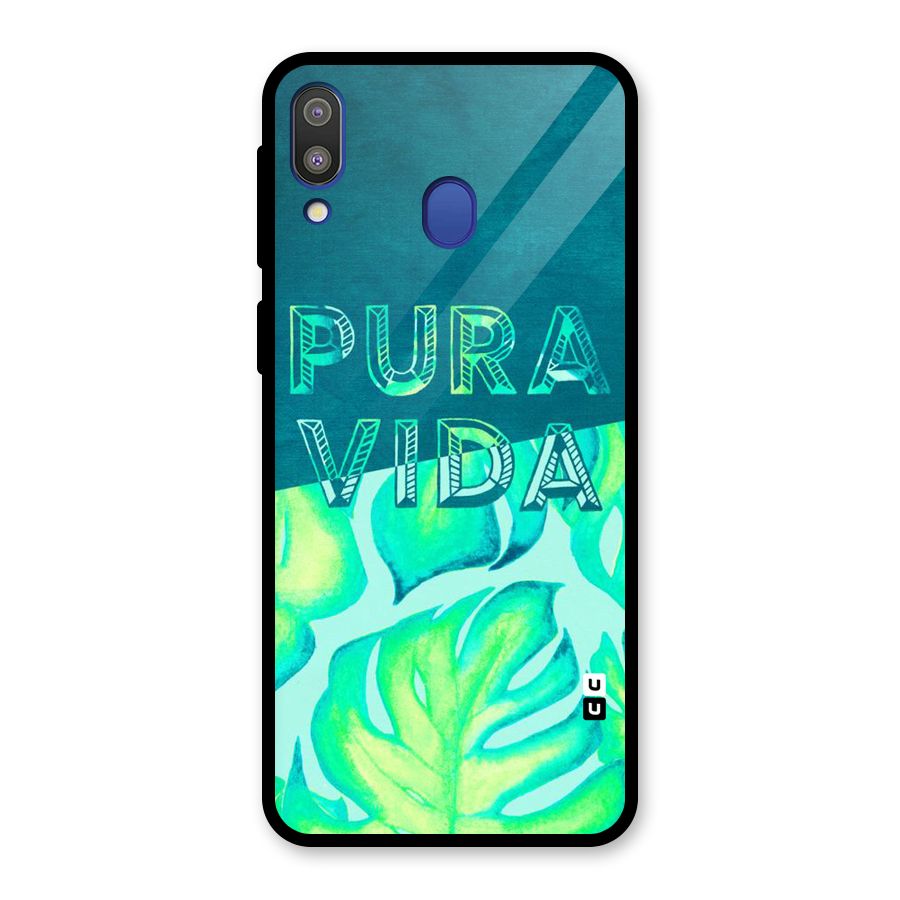 Pre Vida Glass Back Case for Galaxy M20
