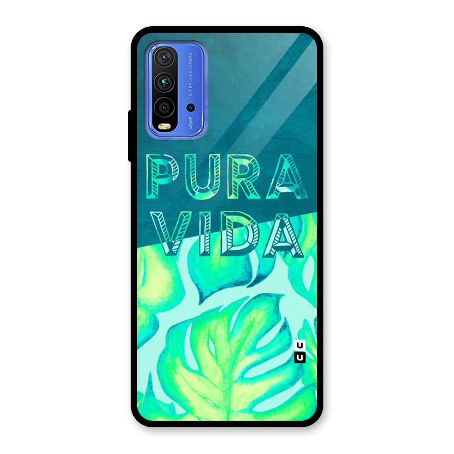 Pre Vida Glass Back Case for Redmi 9 Power