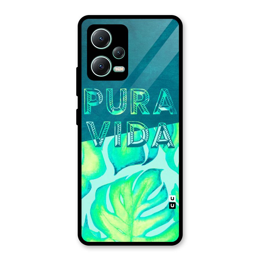 Pre Vida Glass Back Case for Redmi Note 12 5G