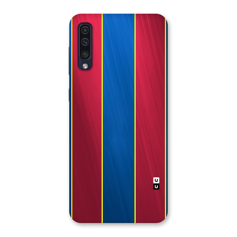 Premium Vertical Stripes Back Case for Galaxy A50s