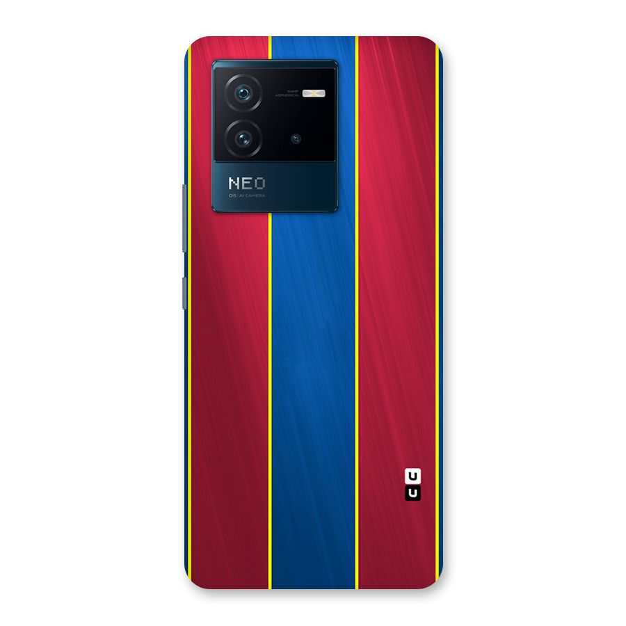 Premium Vertical Stripes Back Case for Vivo iQOO Neo 6 5G