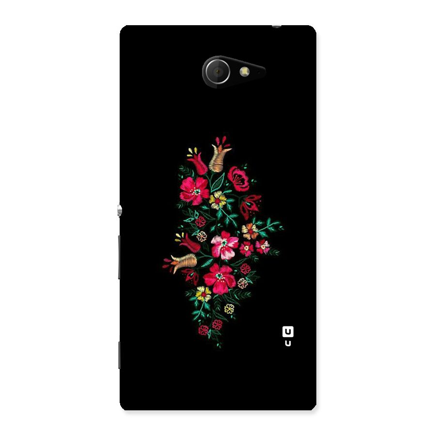 Pretty Allure Flower Back Case for Sony Xperia M2