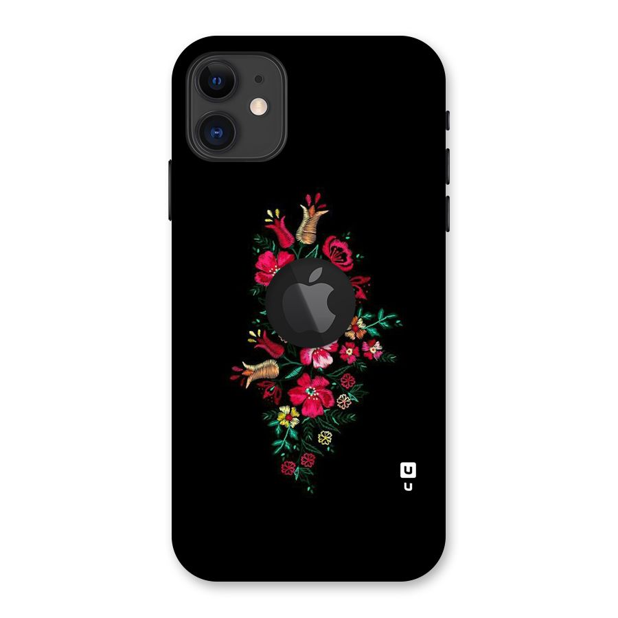 Pretty Allure Flower Back Case for iPhone 11 Logo Cut