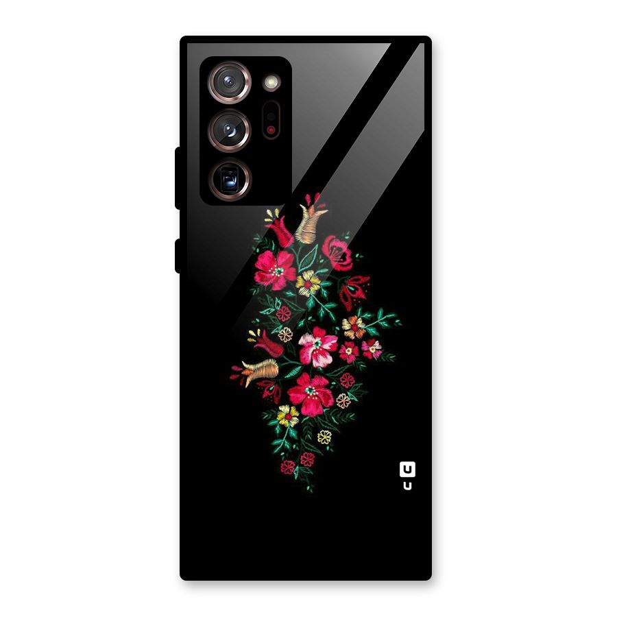 Pretty Allure Flower Glass Back Case for Galaxy Note 20 Ultra