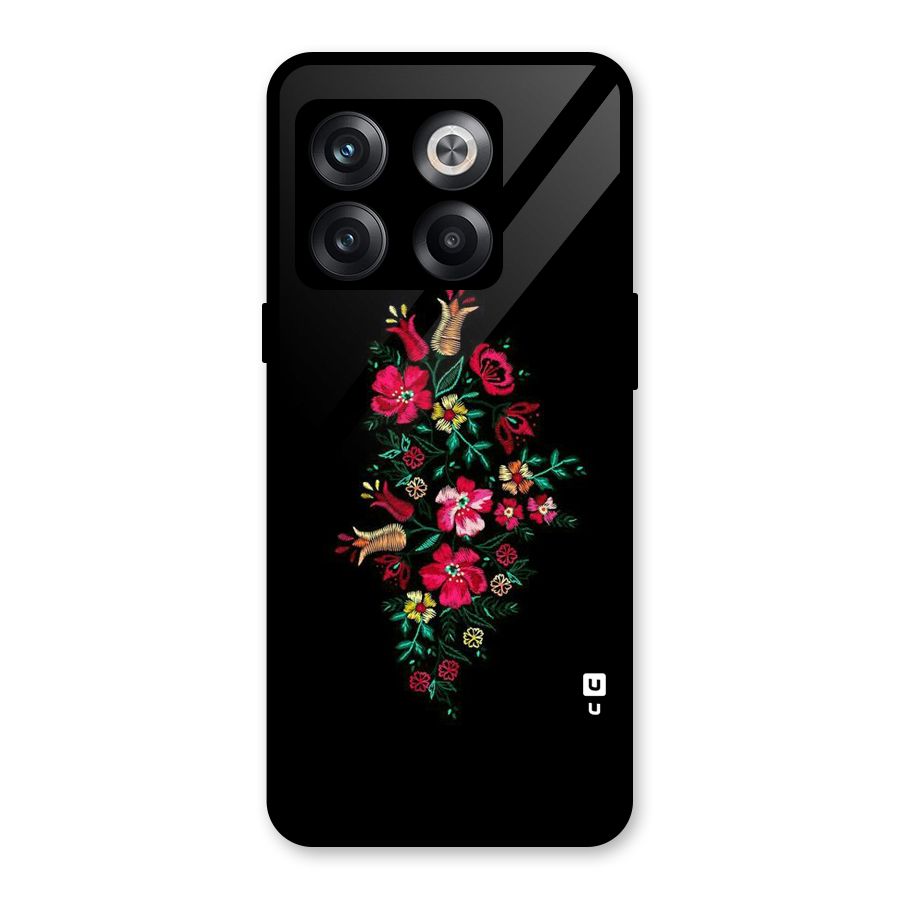 Pretty Allure Flower Glass Back Case for OnePlus 10T