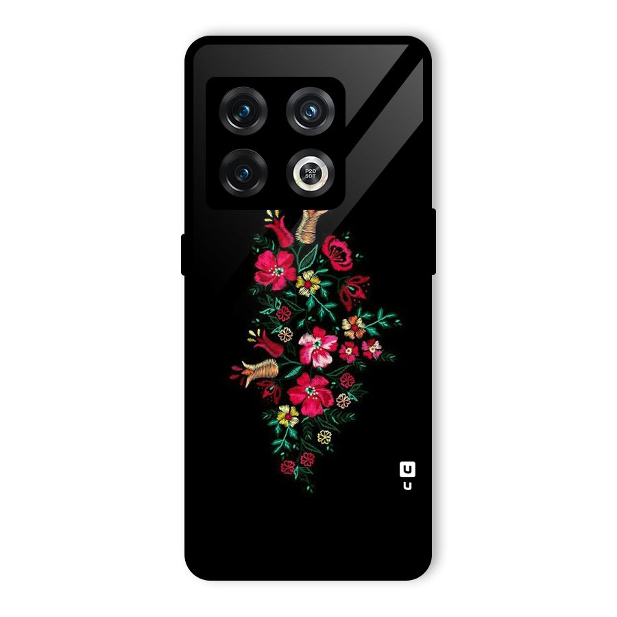 Pretty Allure Flower Glass Back Case for OnePlus 10 Pro 5G