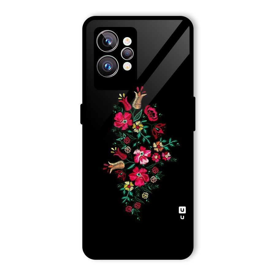 Pretty Allure Flower Glass Back Case for Realme GT2 Pro