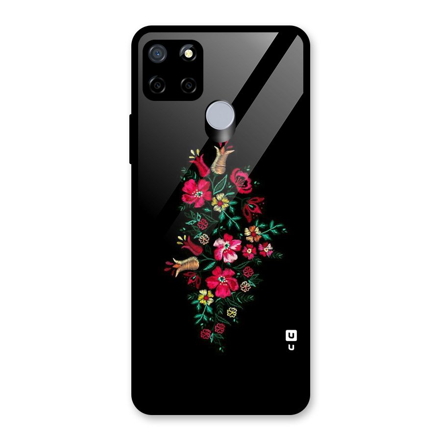 Pretty Allure Flower Glass Back Case for Realme Narzo 20
