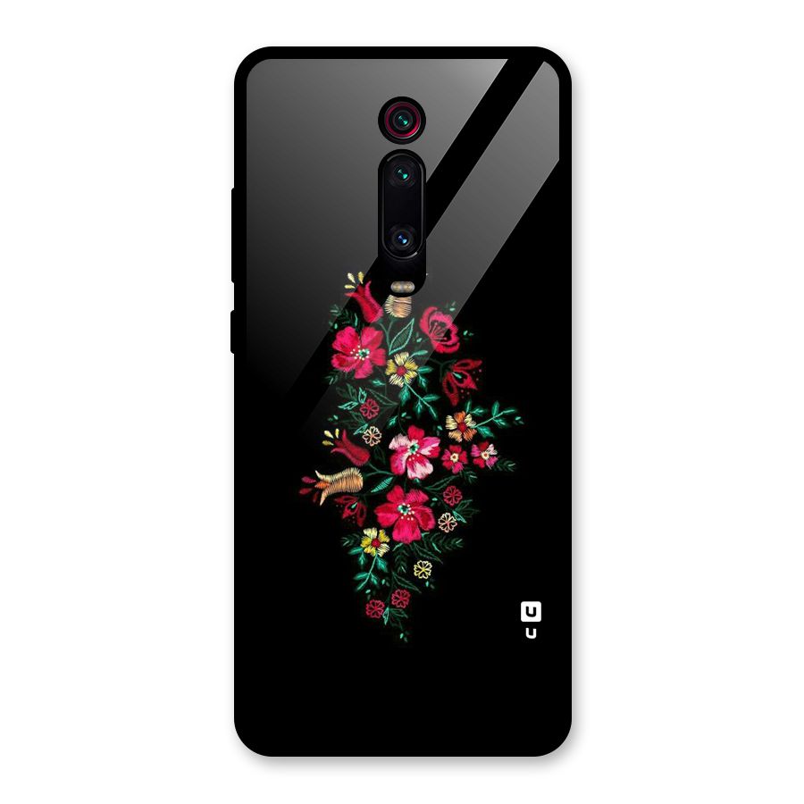 Pretty Allure Flower Glass Back Case for Redmi K20 Pro