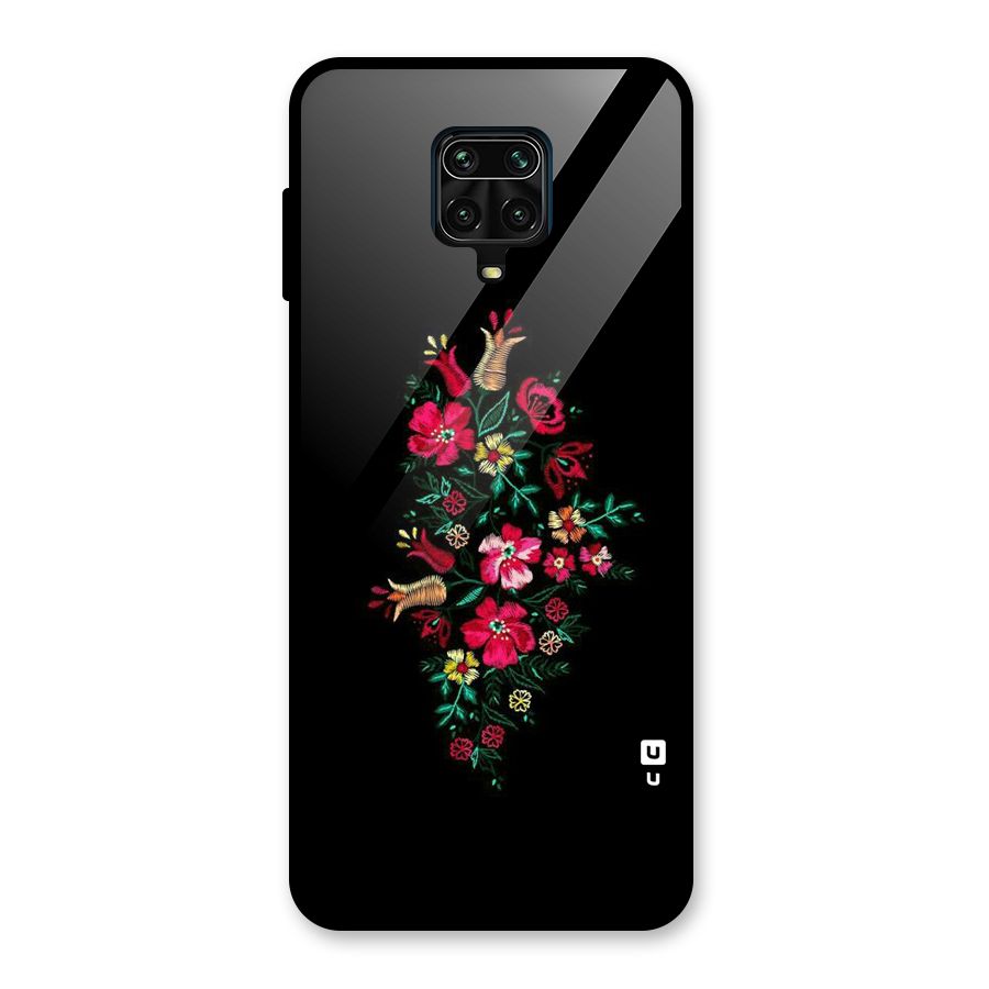 Pretty Allure Flower Glass Back Case for Redmi Note 10 Lite