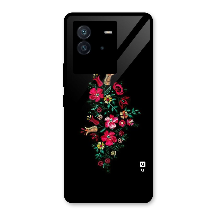 Pretty Allure Flower Glass Back Case for Vivo iQOO Neo 6 5G
