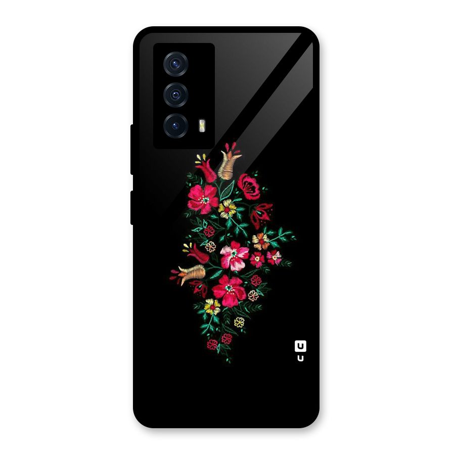 Pretty Allure Flower Glass Back Case for Vivo iQOO Z5