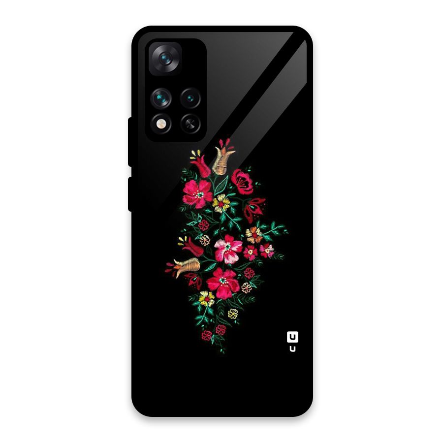 Pretty Allure Flower Glass Back Case for Xiaomi 11i HyperCharge 5G