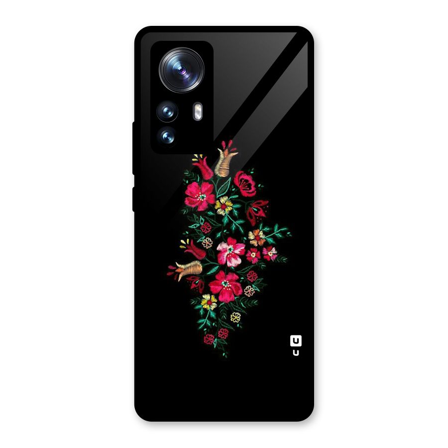 Pretty Allure Flower Glass Back Case for Xiaomi 12 Pro