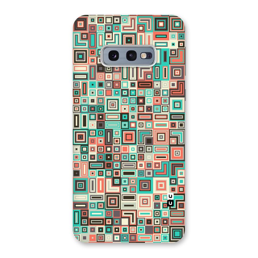 Pretty Boxes Design Back Case for Galaxy S10e