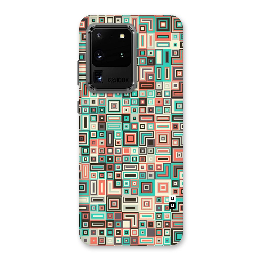 Pretty Boxes Design Back Case for Galaxy S20 Ultra