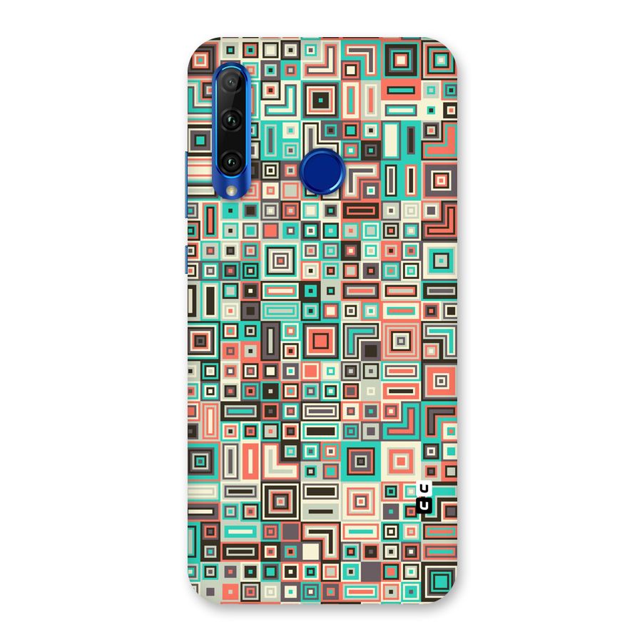 Pretty Boxes Design Back Case for Honor 20i