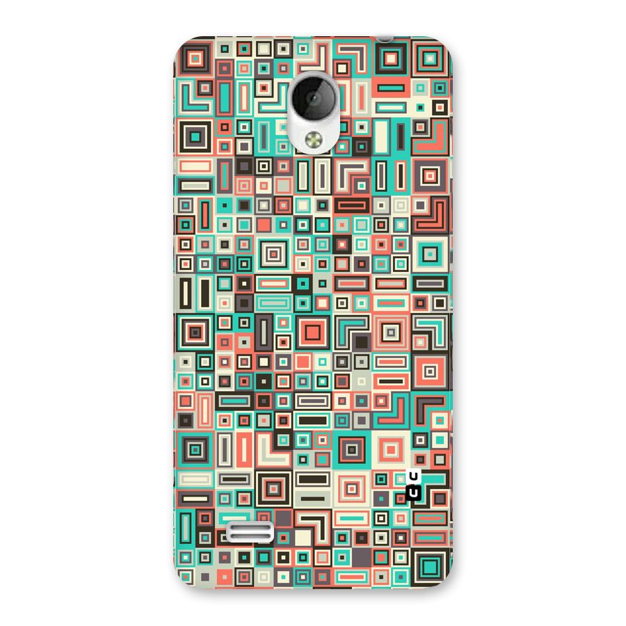 Pretty Boxes Design Back Case for Vivo Y21