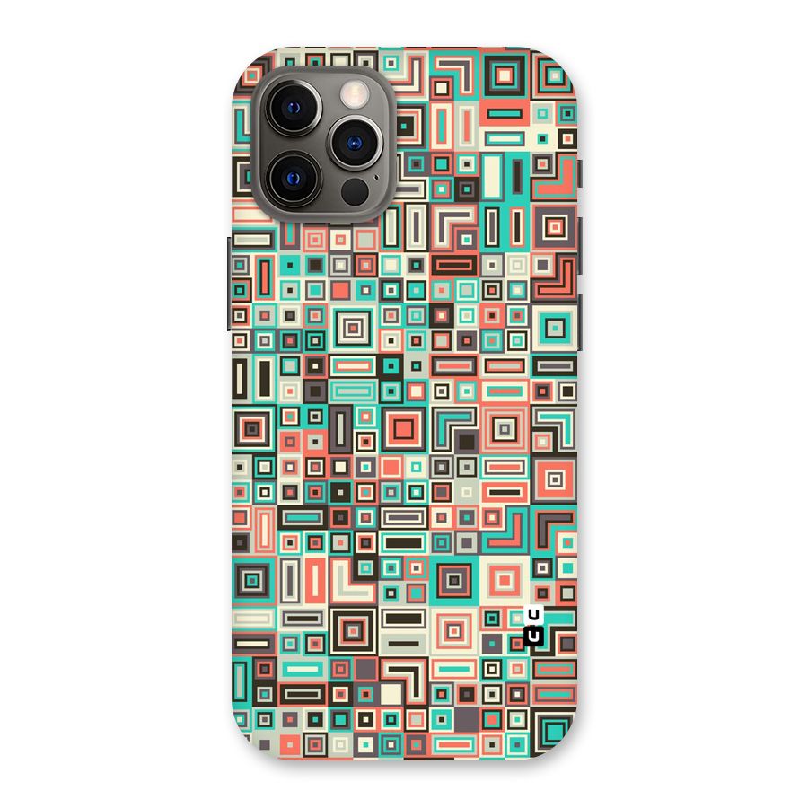 Pretty Boxes Design Back Case for iPhone 12 Pro