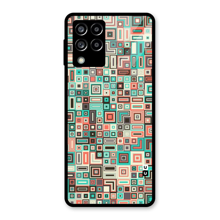 Pretty Boxes Design Glass Back Case for Galaxy M53 5G