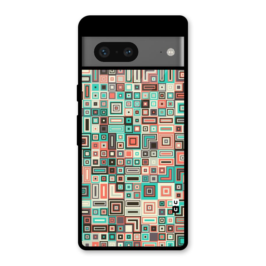 Pretty Boxes Design Glass Back Case for Google Pixel 7