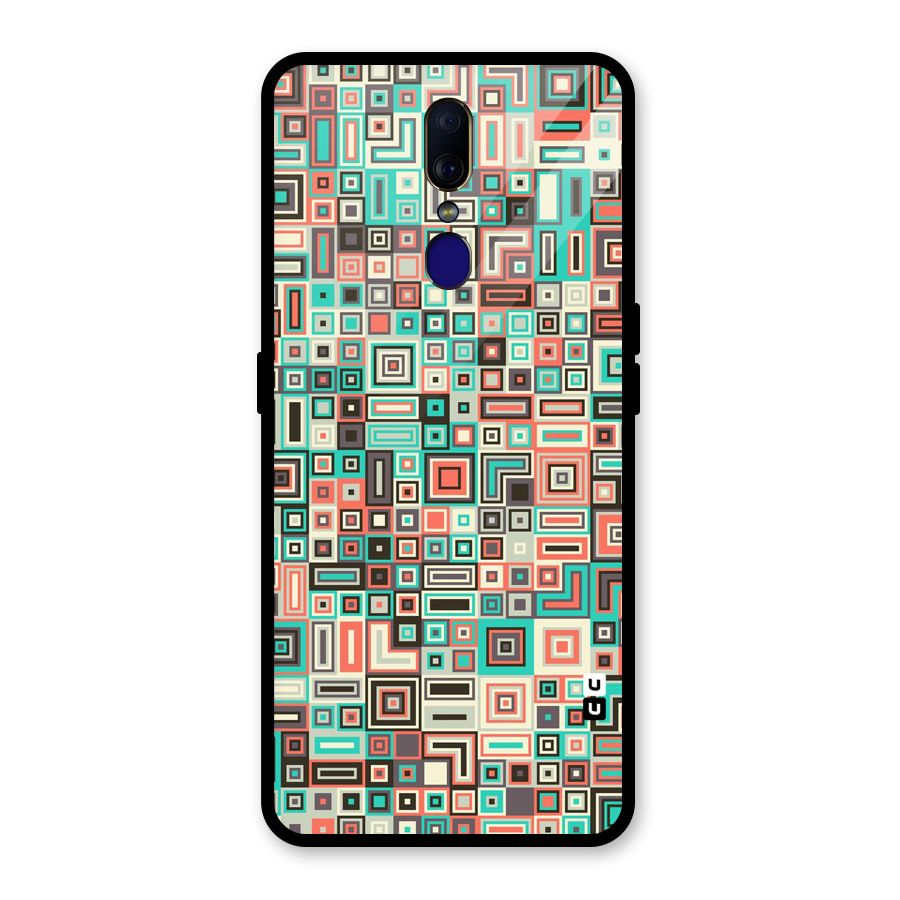 Pretty Boxes Design Glass Back Case for Oppo F11