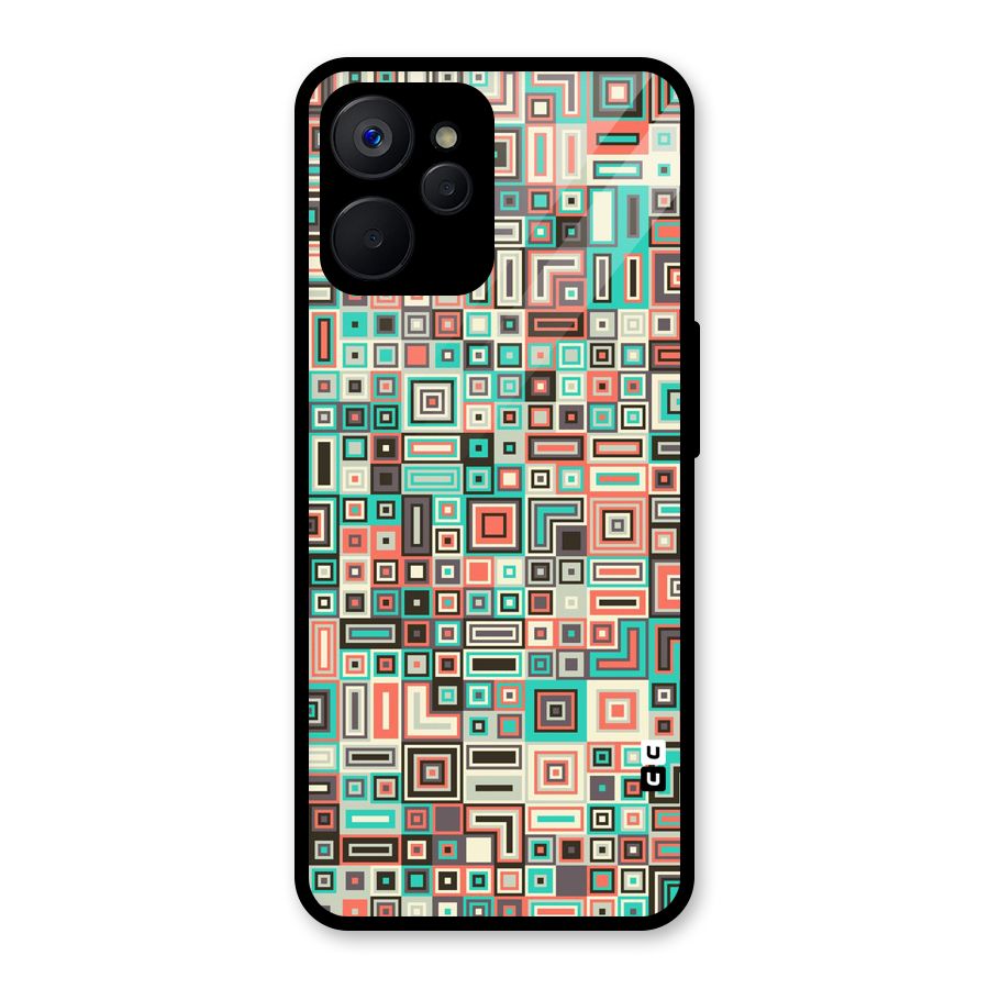 Pretty Boxes Design Glass Back Case for Realme 9i 5G