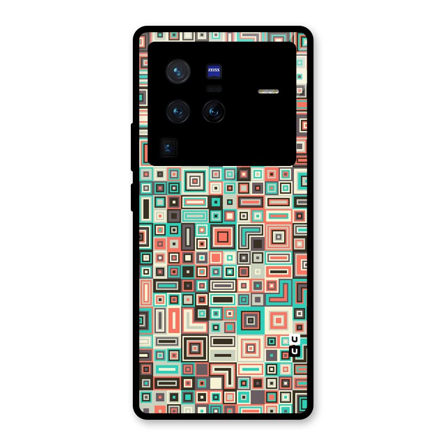 Pretty Boxes Design Glass Back Case for Vivo X80 Pro