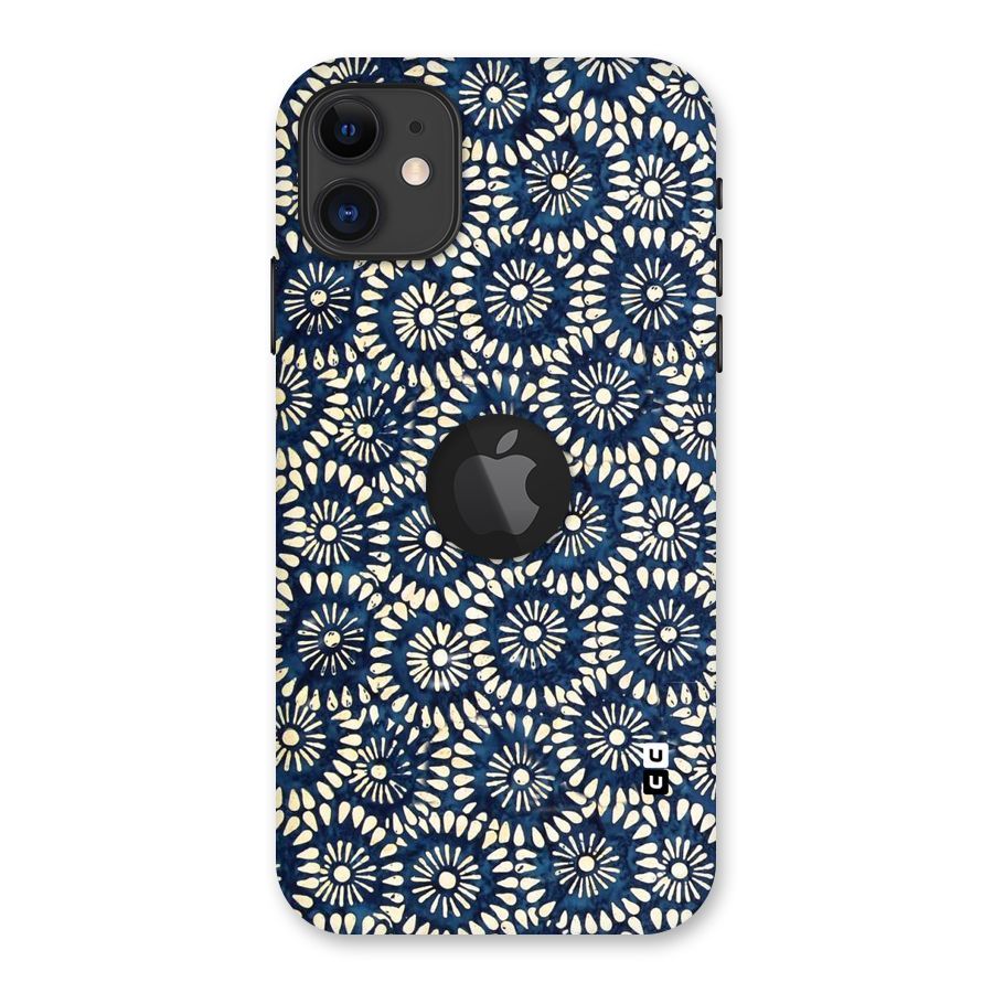 Pretty Circles Back Case for iPhone 11 Logo Cut