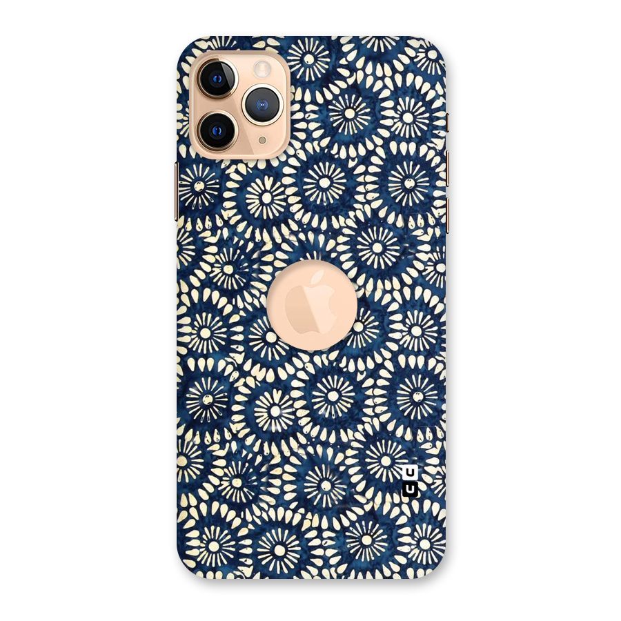 Pretty Circles Back Case for iPhone 11 Pro Max Logo Cut