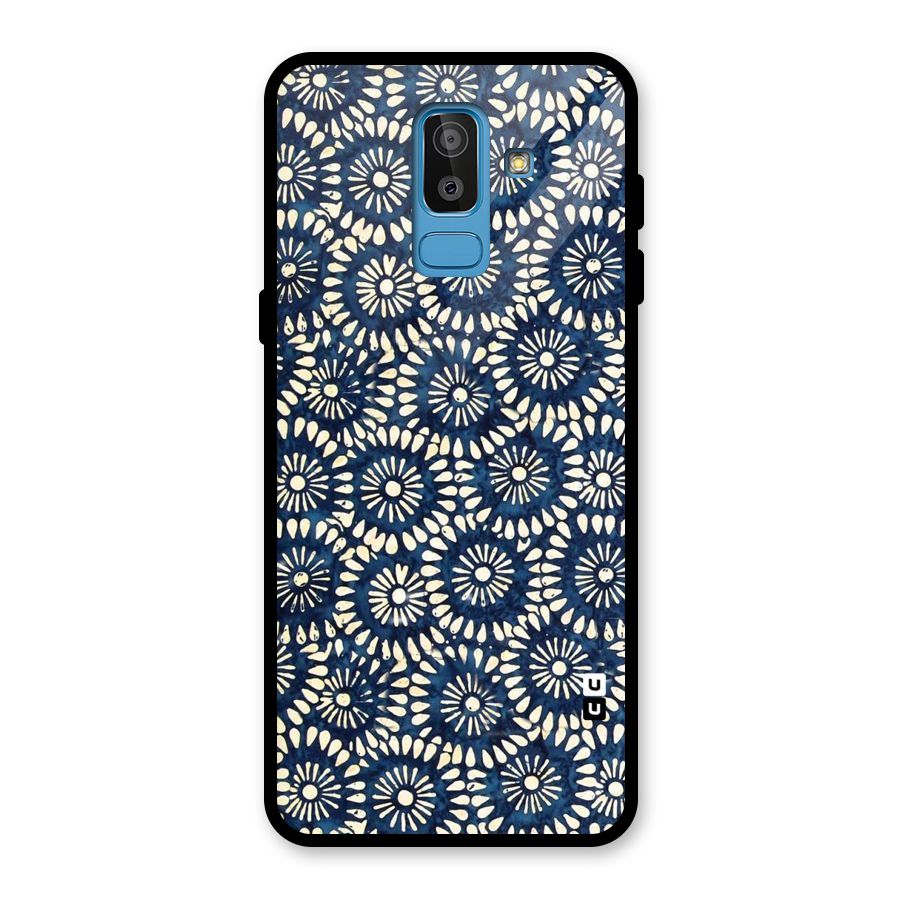 Pretty Circles Glass Back Case for Galaxy J8
