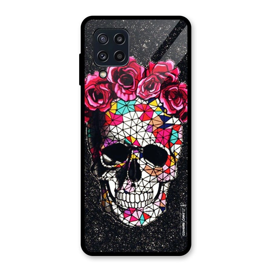 Pretty Dead Face Glass Back Case for Galaxy M32