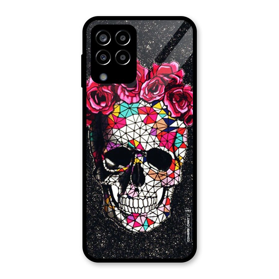 Pretty Dead Face Glass Back Case for Galaxy M33