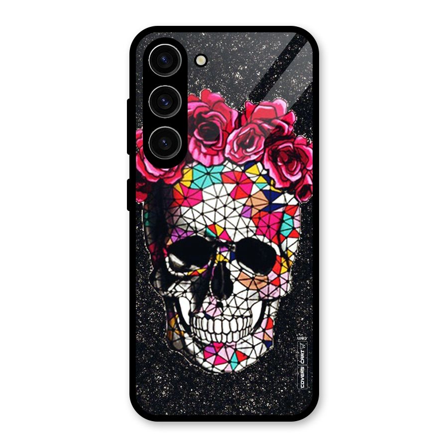 Pretty Dead Face Glass Back Case for Galaxy S23