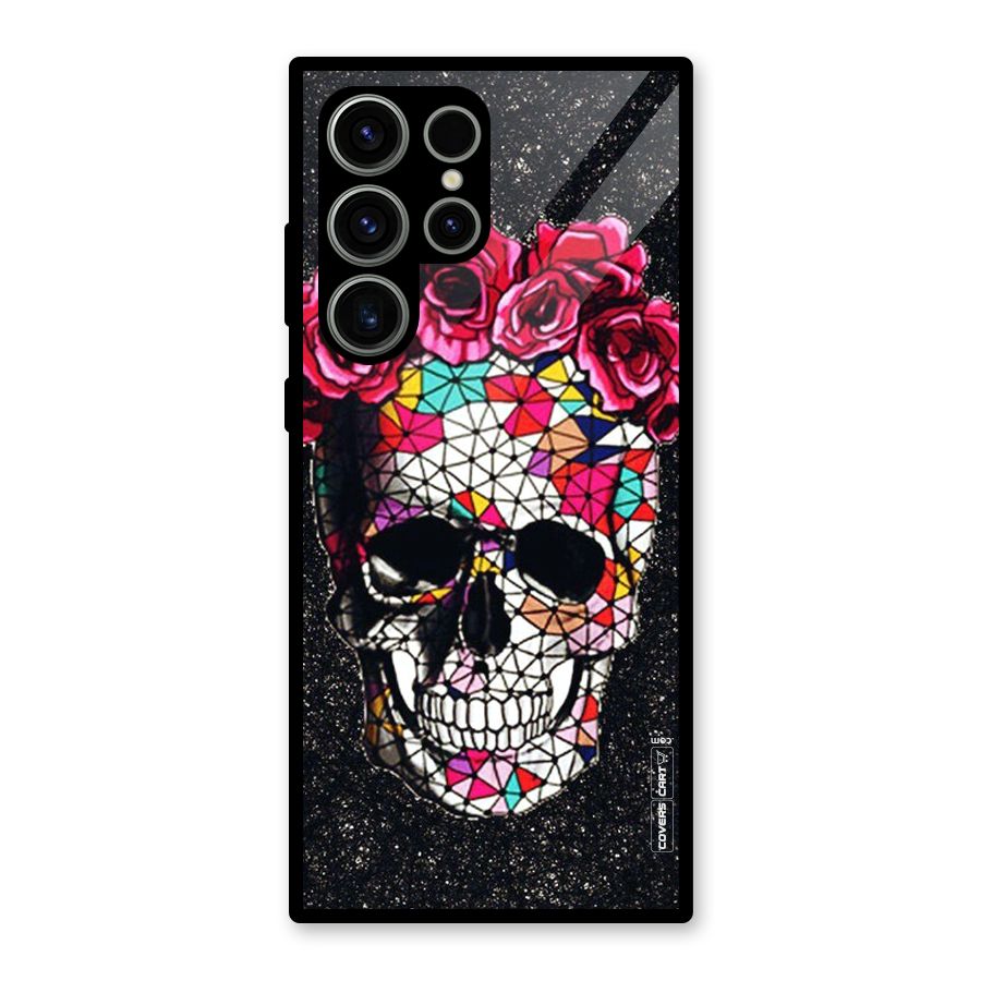 Pretty Dead Face Glass Back Case for Galaxy S23 Ultra