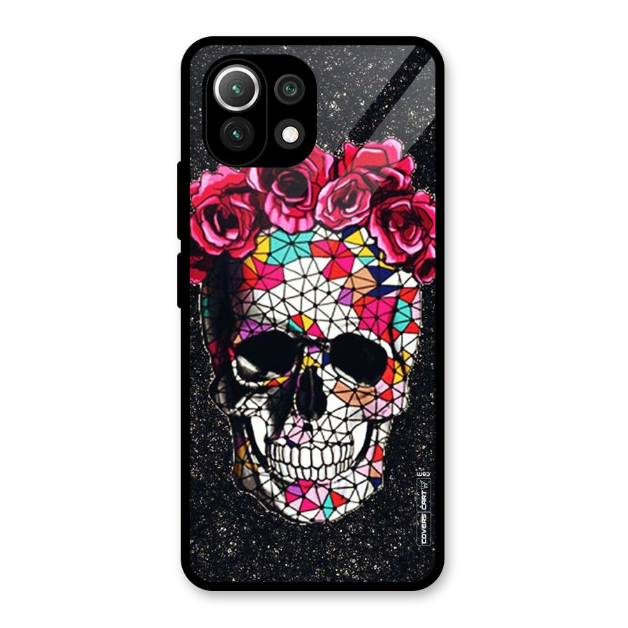 Pretty Dead Face Glass Back Case for Mi 11 Lite NE 5G