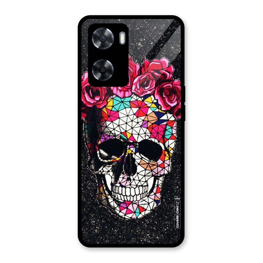 Pretty Dead Face Glass Back Case for Oppo A57 2022