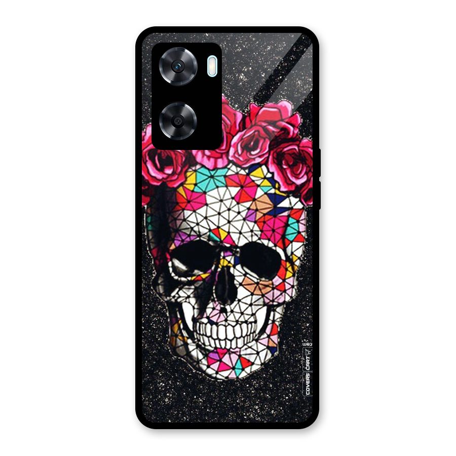 Pretty Dead Face Glass Back Case for Oppo A77