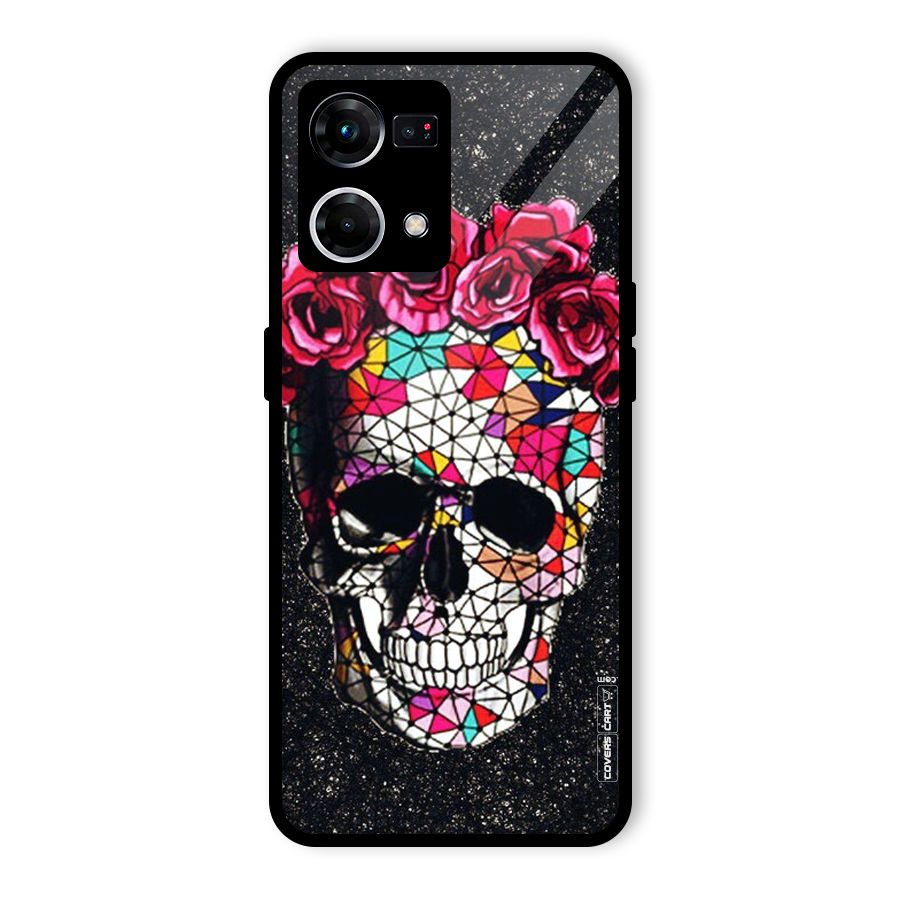 Pretty Dead Face Glass Back Case for Oppo F21 Pro 5G