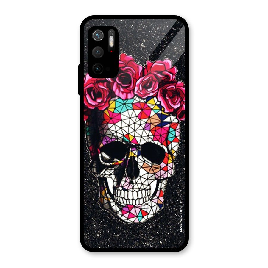 Pretty Dead Face Glass Back Case for Poco M3 Pro 5G