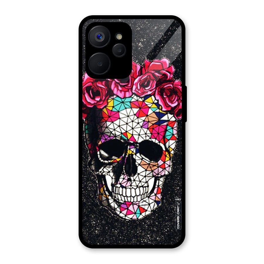 Pretty Dead Face Glass Back Case for Realme 9i 5G