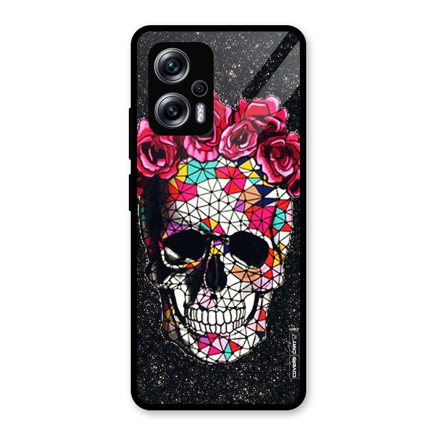 Pretty Dead Face Glass Back Case for Redmi K50i