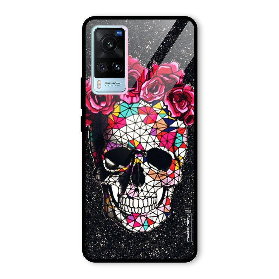Pretty Dead Face Glass Back Case for Vivo X60