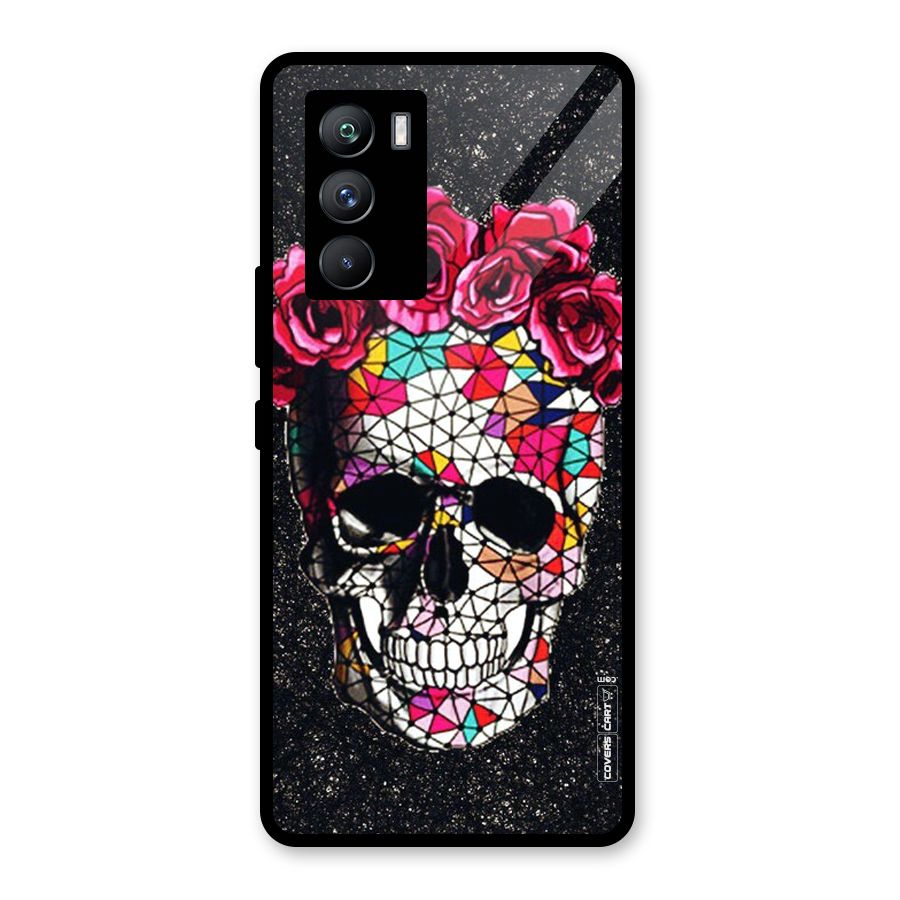 Pretty Dead Face Glass Back Case for Vivo iQOO 9 SE