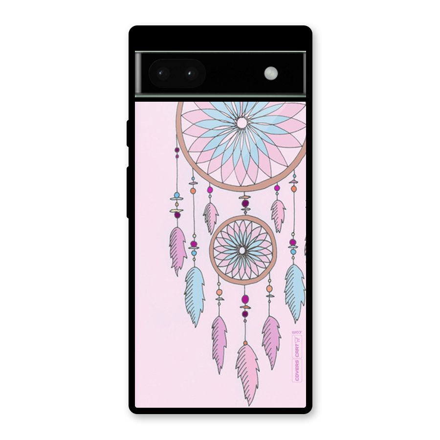 Pretty Dream Catcher Glass Back Case for Google Pixel 6a