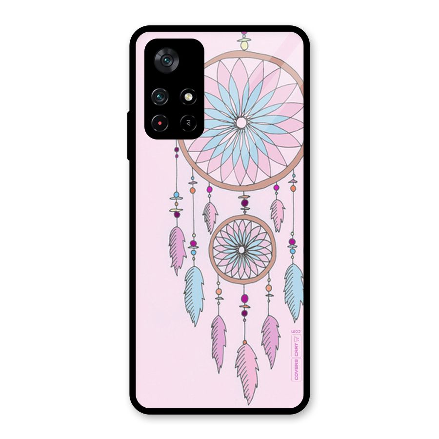 Pretty Dream Catcher Glass Back Case for Poco M4 Pro 5G